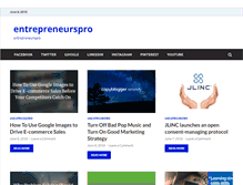 Tablet Screenshot of entrepreneurspro.com